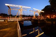 Abel-Tasman-Brücke über den Leidse Rijn in Utrecht von Donker Utrecht Miniaturansicht