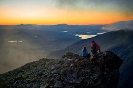 Sunset in Norway by Bram Berkien