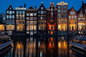 Damrak 2 Amsterdam van Beautiful Netherlands Photography