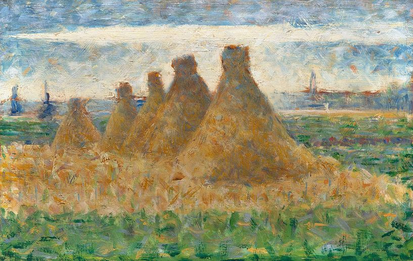 Haystacks by Georges Seurat by Studio POPPY