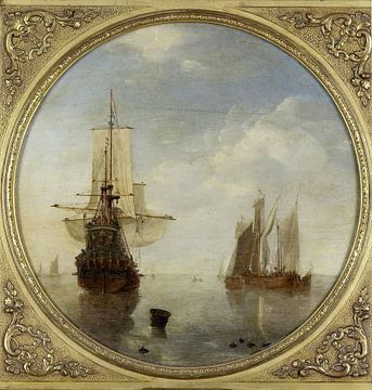 Ships at anchor, Willem van de Velde (II)