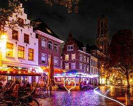 The beautiful city of Utrecht in the evening. by Karen de Boer