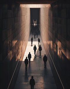 Weg zum Tunnel
