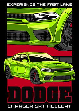 Dodge Charger SRT Hellcat Auto van Adam Khabibi