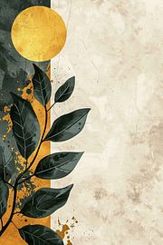 Bauhaus Japandi Abstrakt | Japandi von Kunst Laune