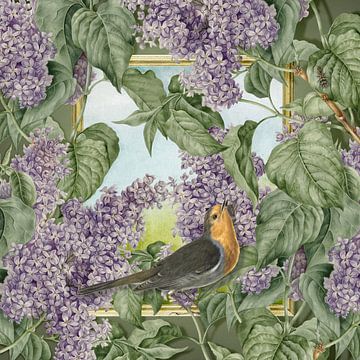 The Bird in Our Lilac Tree van Marja van den Hurk