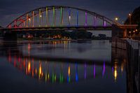 Le pont coloré Wilhelmina à Deventer
