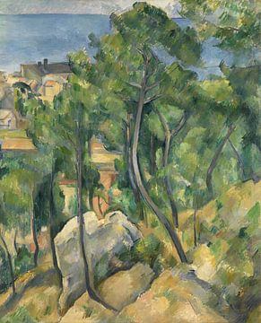 Paul Cézanne - Vue sur la mer à l'Estaque