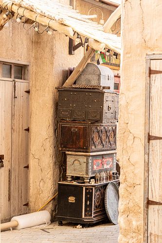 Bagage van het oude Dubai