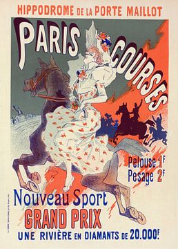 Jules Chéret - Paris Courses (1897) by Peter Balan