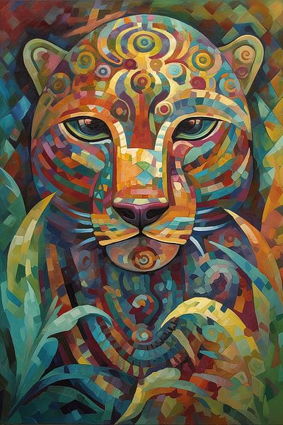Inca tiger by Wall Wonder