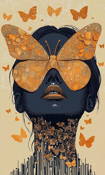 Transformation of the Soul by Butterfly Wings by Color Square