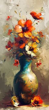 Bloom | Abstract Flowers by Blikvanger Schilderijen