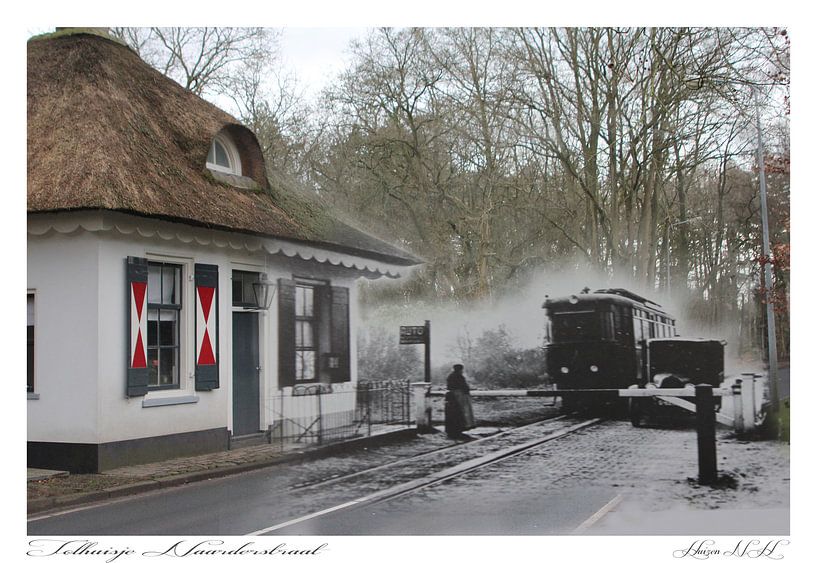 Tolhuisje aan de Naarderstraat in Huizen. (oud &amp; nieuw serie) par Vincent Snoek