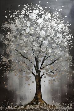 Peinture d'arbre | Peinture d'arbre | Peinture d'argent