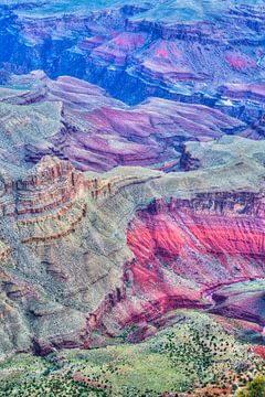 LP 71126237 Luchtfoto van landschap Arizona, Verenigde staten