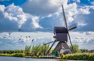 Mühle in Kinderdijk, Niederlande