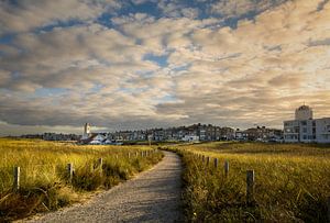 Le village de Katwijk dans les dunes