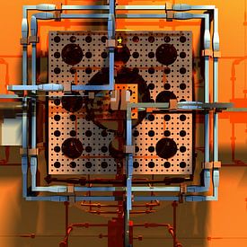 3d render illustration fractal fantasy by W J Kok