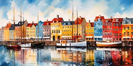 Nyhavn wie gemalt