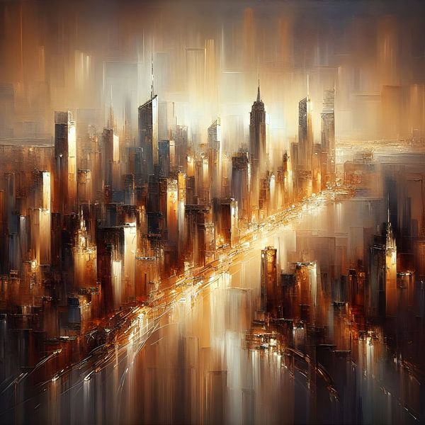New York Hudson par FoXo Art