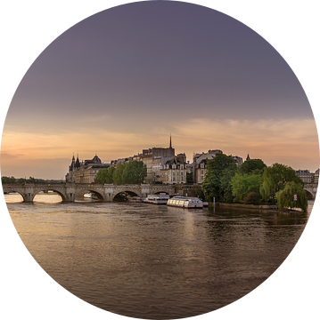 Pont Neuf bij zonsopkomst van Toon van den Einde