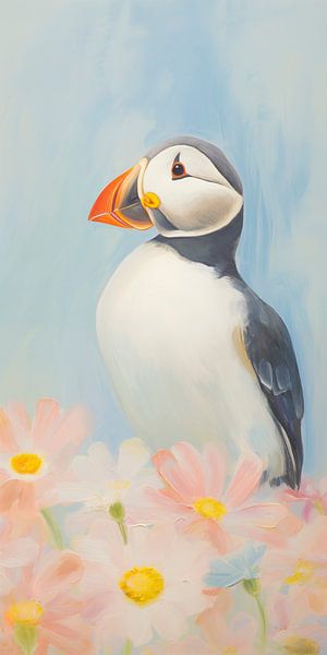 Fleurige Papegaaiduiker van Whale & Sons