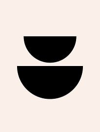 Circles. Retro 1920s vintage geometric shape No. 5 by Dina Dankers