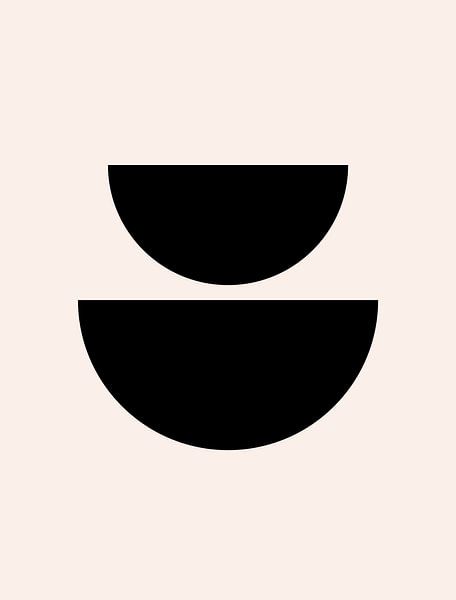 Circles. Retro 1920s vintage geometric shape No. 5 by Dina Dankers