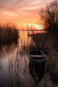 Coucher de soleil orange