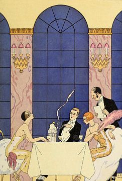 George Barbier - Falbalas et fanfreluches, La Gourmandise (1925) by Peter Balan