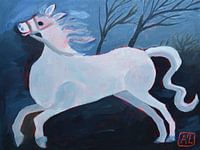 Horse at a gallop | Abstract