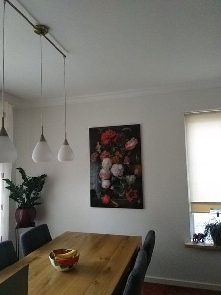 Customer photo: Still life with flowers in a glass vase, Jan Davidsz. de Heem