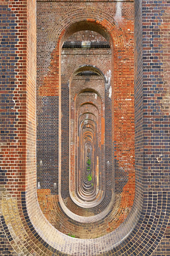 Het Ouse Valley Viaduct in Engeland