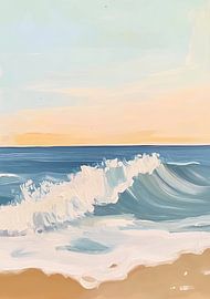 Zee Strand Natuur Oceaan Golven van Niklas Maximilian