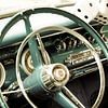 Oldtimer Lenkrad Cockpit (Chrysler) von Christoph Kötteritzsch