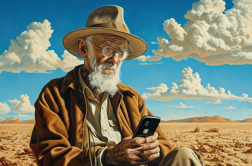 Malerei von fernlichtsicht