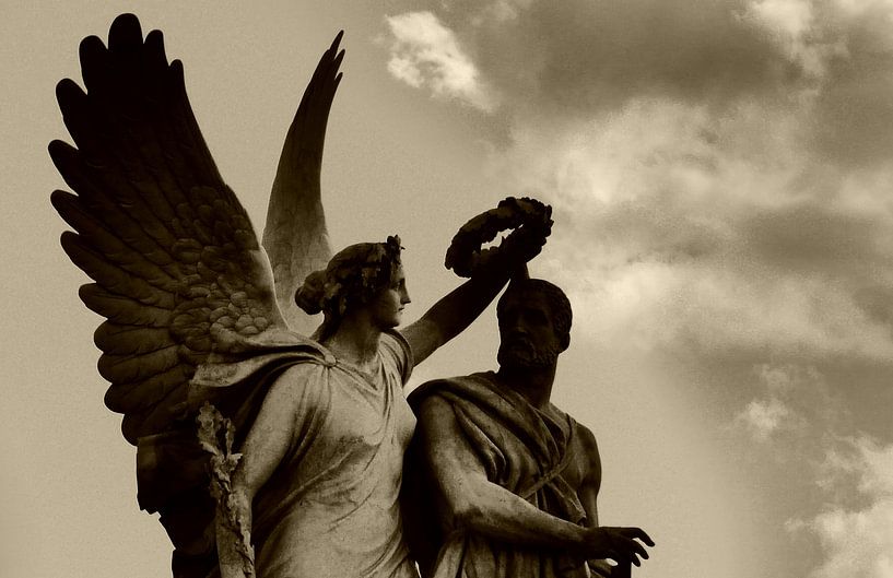 Engel en krans (Angel and Laurel Wreath) von Roelof Broekman