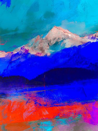 Lumière des montagnes au-dessus du Silence bleu sur But First Framing