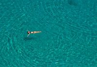 Floating lady