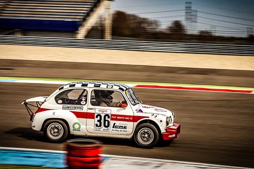 Fiat Abarth 850 TC op TT-circuit Assen