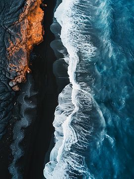 zeegezicht in IJsland van haroulita