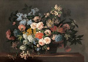 Jean-Baptiste Monnoyer, Stilleven met bloemen