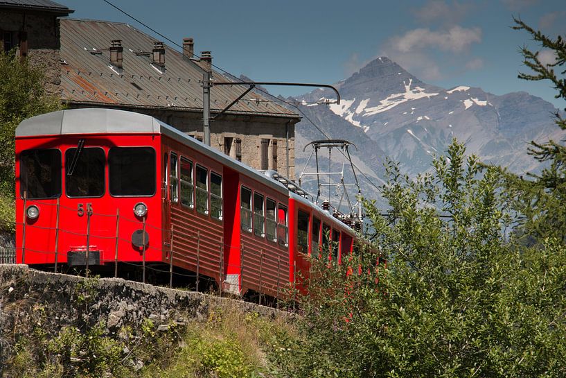 Zug Chamonix Mont Blanc von Anne van IJs