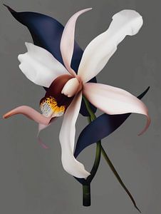 Kunstvolle Orchidee