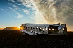 Solheimasandur airplane wreck in Iceland by Dieter Meyrl