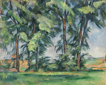 Hoge bomen aan de Jas de Bouffan, Paul Cézanne