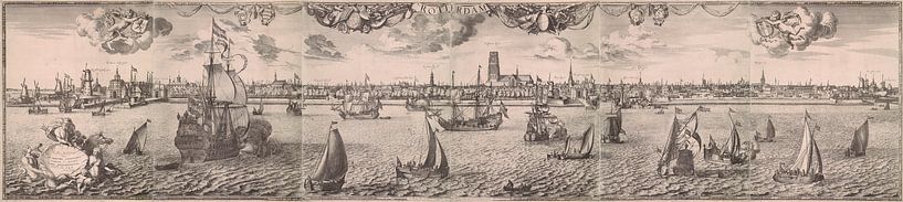 Ansicht von Rotterdam, Joost van Geel von Meisterhafte Meister