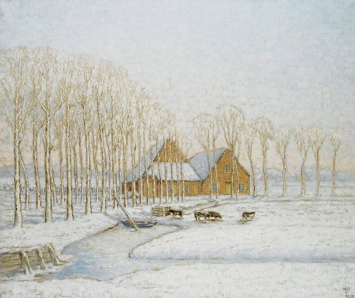 Winter Landscape, William Degouve de Nuncques by Masterful Masters