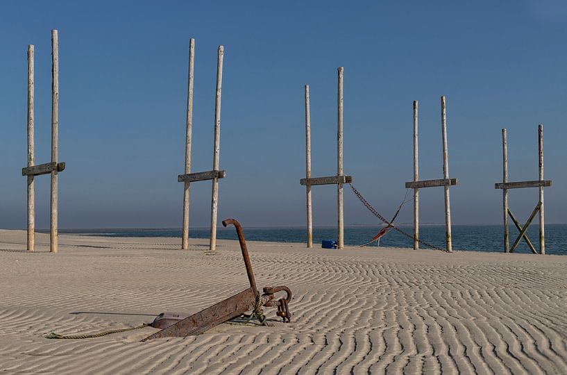 Anciennes jetées de Vlieland - ancrage par Marly De Kok